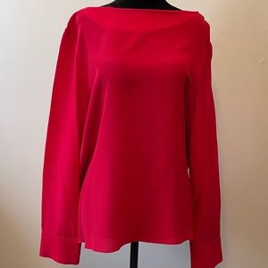 100% silk, NWT Sheer Club Monaco Top